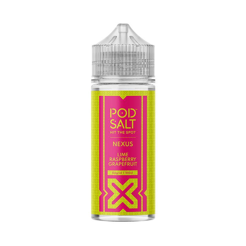 Pod Salt Nexus 100ml Shortfills - Lime Raspberry Grapefruit Shortfills Pod Salt