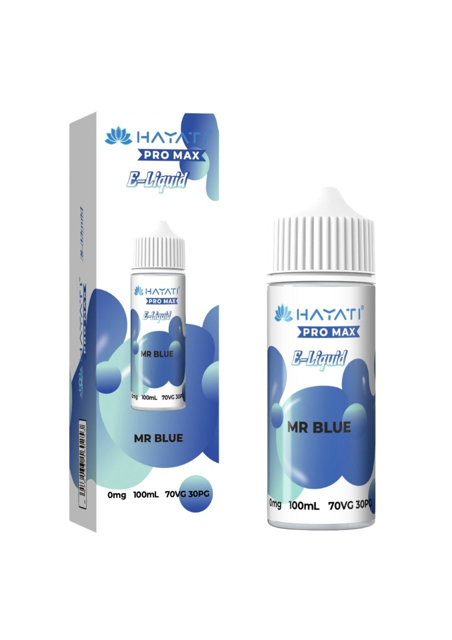 Hayati Pro Max E-Liquid 100ml 70/30 - Mr Blue E-Liquid Hayati