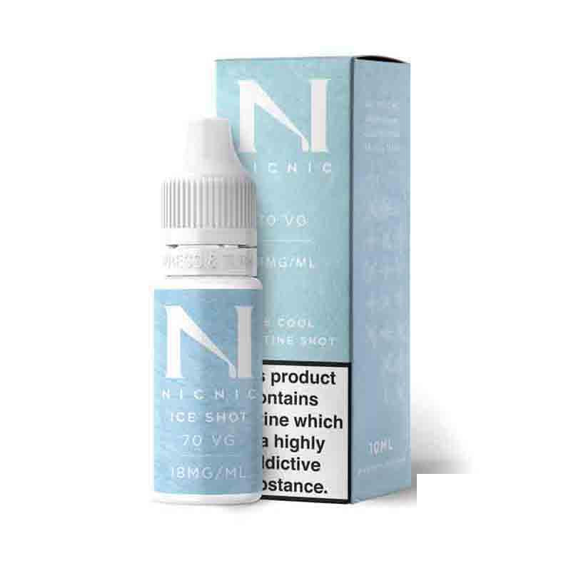 Nic Nic - 70% VG Ice Shot - 10ml Nicotine Shot - 18mg Nic Shots Nic Nic