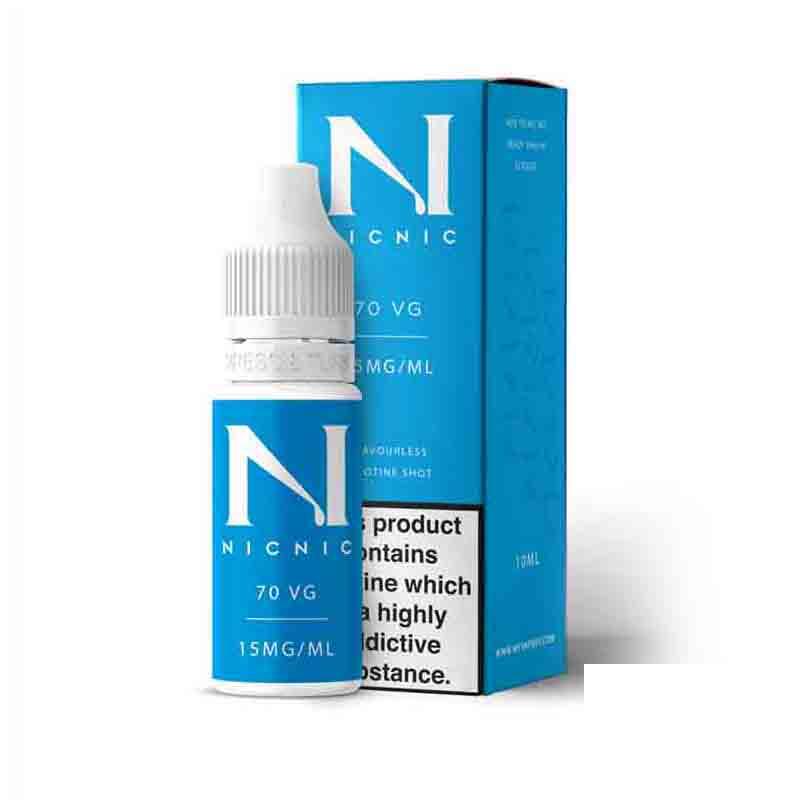 Nic Nic - 70% VG Shot - 10ml Nicotine Shot - 18mg Nic Shots Nic Nic