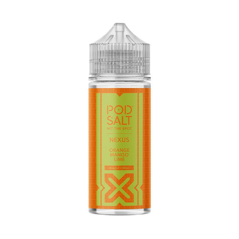 Pod Salt Nexus 100ml Shortfills - Orange Mango Lime Shortfills Pod Salt