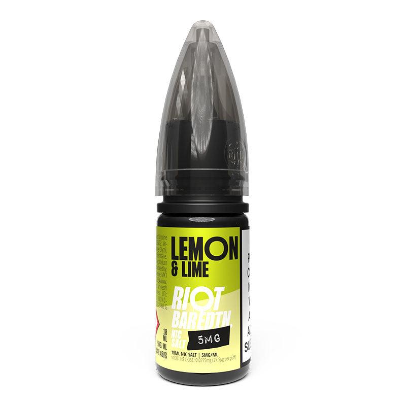 Riot Squad Lemon Lime Bar Edition Nic Salt - 5mg 10ml Nic Salt Riot E Liquid