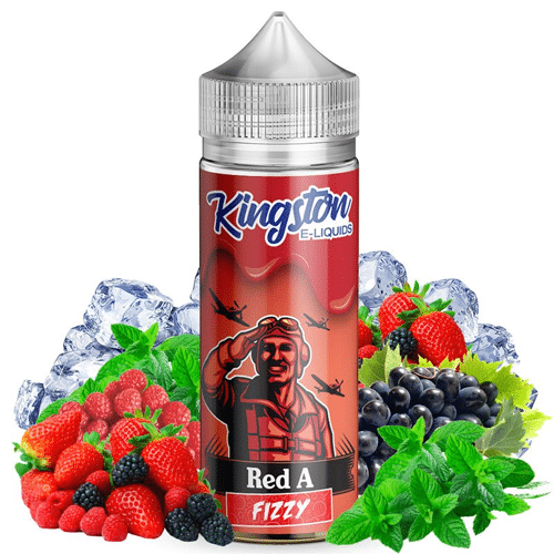 Kingston 100ml - Red A Fizzy E-Liquid Kingston