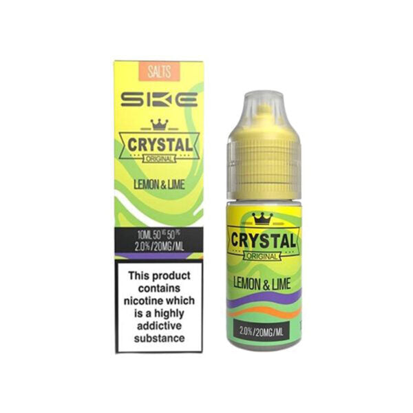 SKE Crystal Nic Salts  SKE Crystal Lemon & Lime  