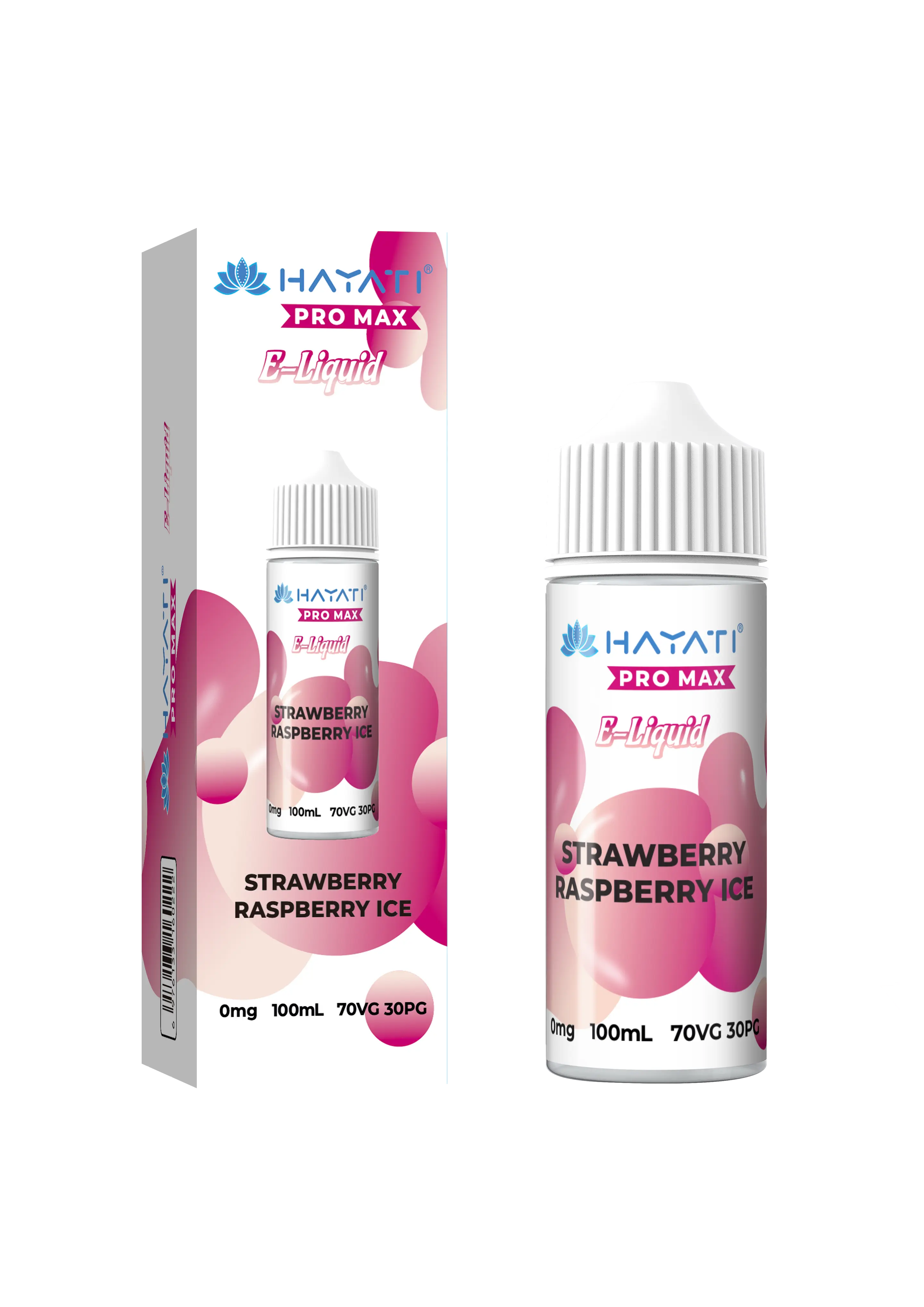 Hayati Pro Max E-Liquid 100ml 70/30 - Strawberry Raspberry Ice E-Liquid Hayati