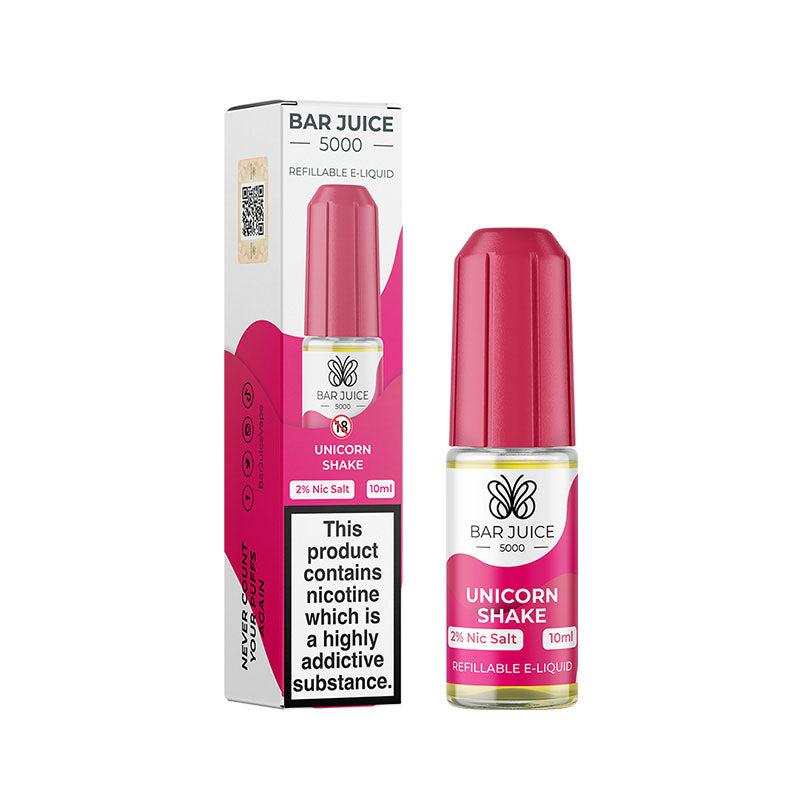 Bar Juice 5000 Unicorn Shake Nic Salt - 20mg 10ml Nic Salt Bar Juice 5000