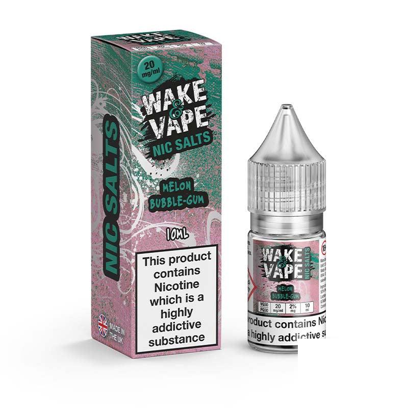 Wake N Vape Melon Bubblegum Nic Salt - 20mg 10ml Nic Salt Wake N Vape