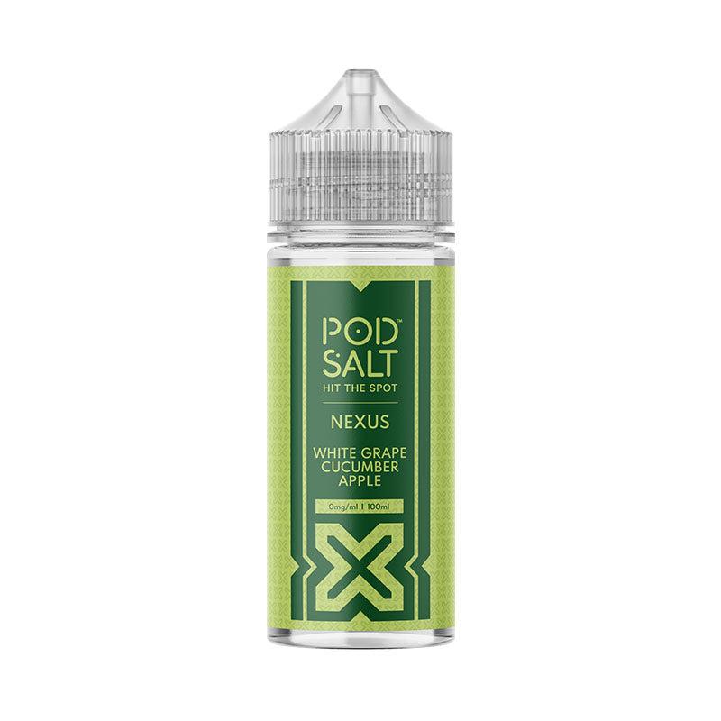 Pod Salt Nexus 100ml Shortfills - White Grape Cucumber Shortfills Pod Salt