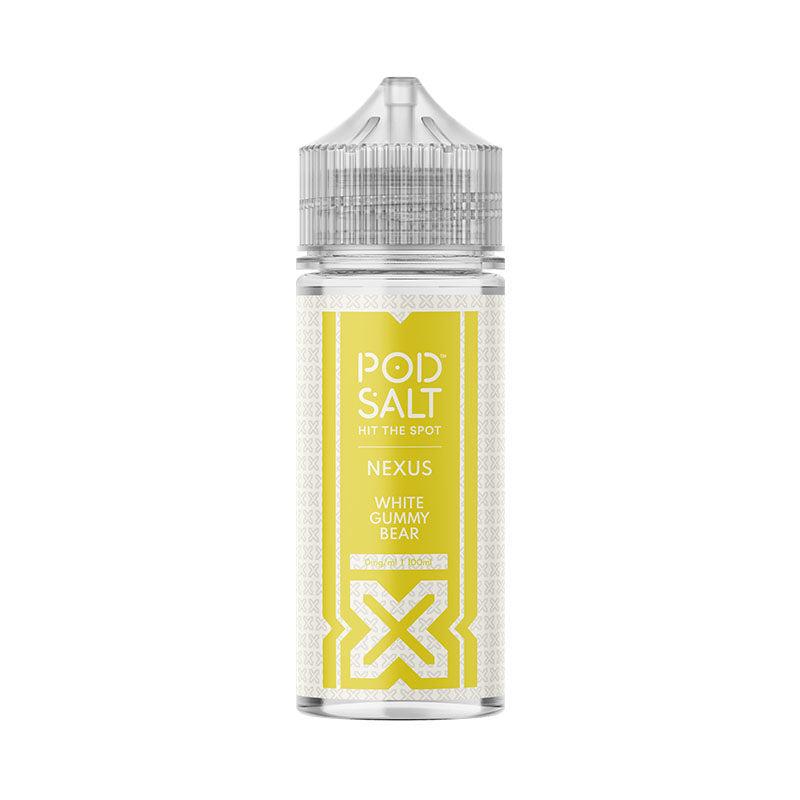 Pod Salt Nexus 100ml Shortfills - White Gummy Bear Shortfills Pod Salt