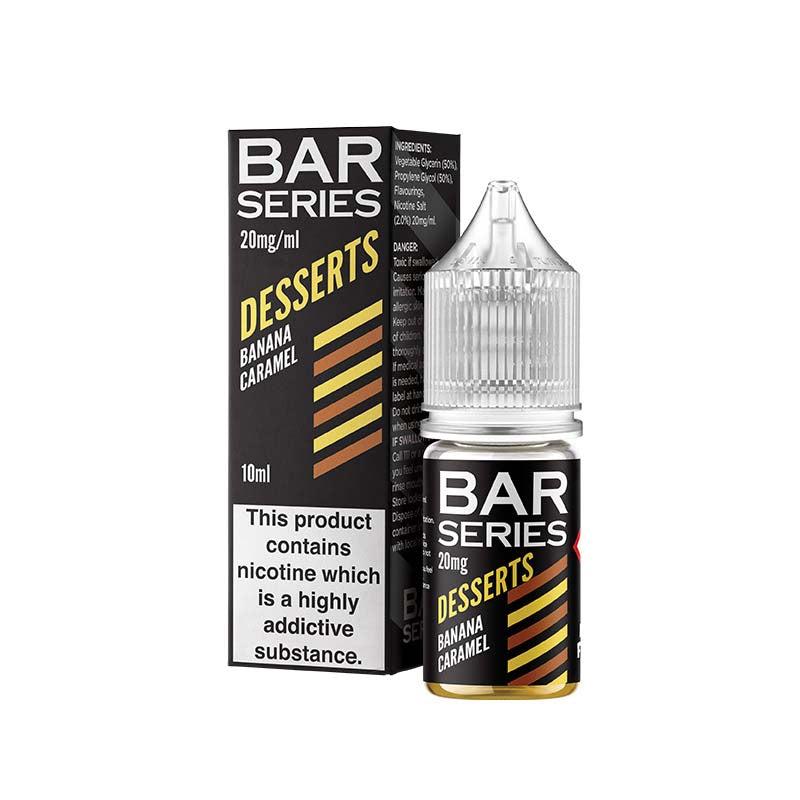 Bar Series Desserts 20mg Nic Salt - Banana Caramel 20mg 10ml Nic Salt Bar Series