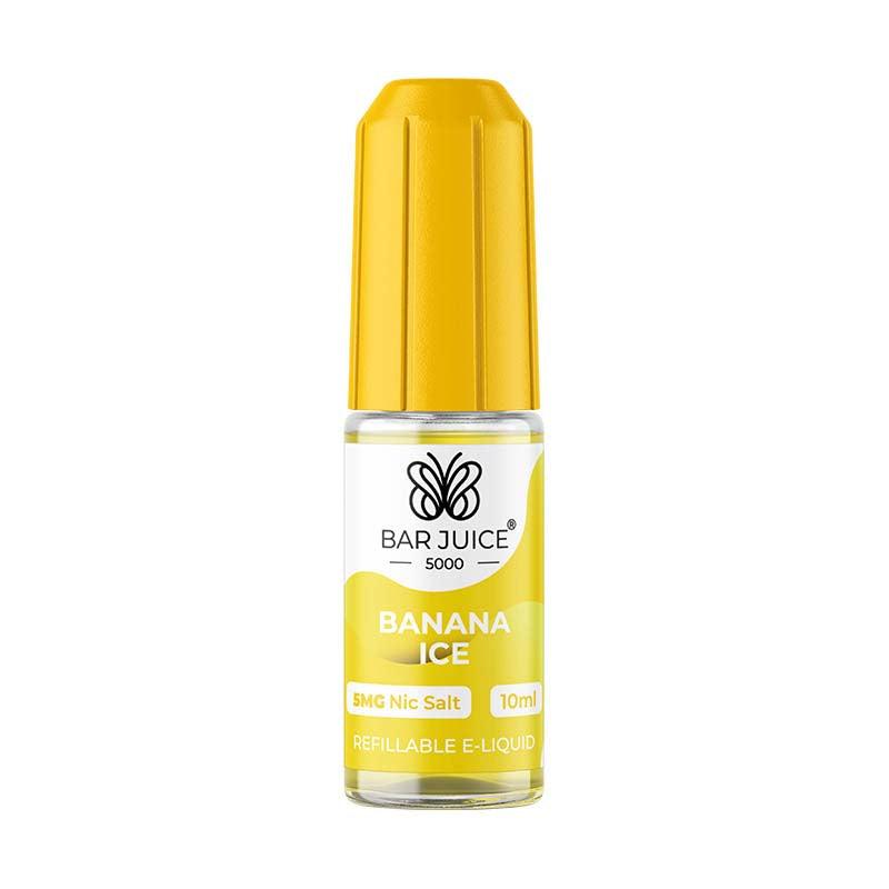 Bar Juice 5000 Nic Salt 5mg - Banana Ice 5mg 10ml Nic Salt Bar Juice 5000
