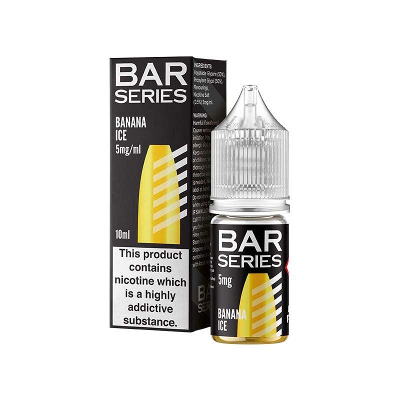 Bar Series 5mg Nic Salt - Banana Ice 5mg 10ml Nic Salt Bar Series