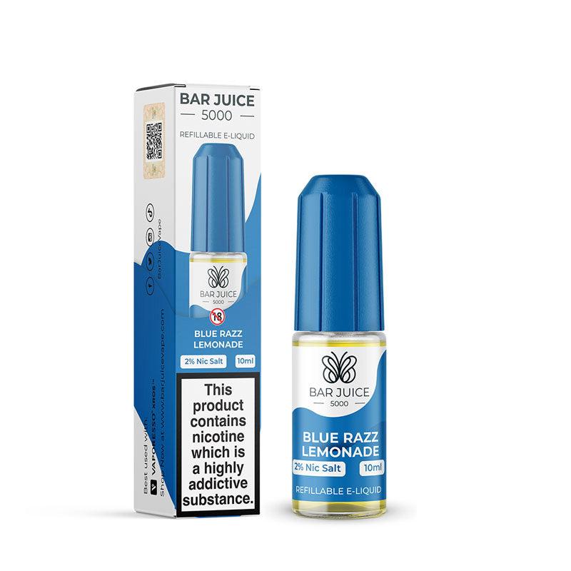 Bar Juice 5000 Blue Razz Lemonade Nic Salt - 20mg 10ml Nic Salt Bar Juice 5000