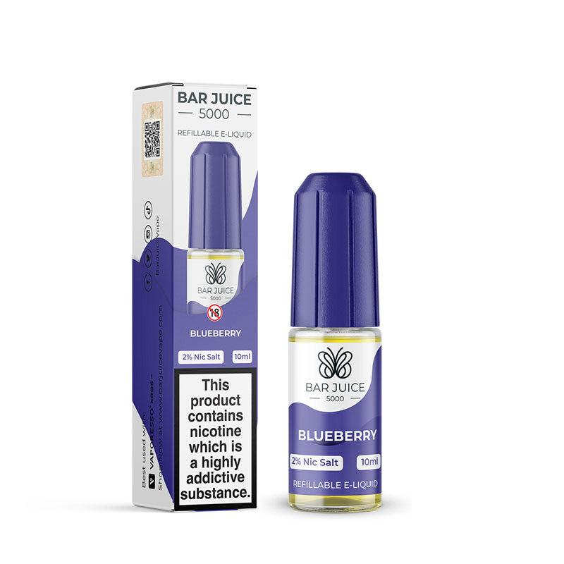Bar Juice 5000 Blueberry Nic Salt - 20mg 10ml Nic Salt Bar Juice 5000