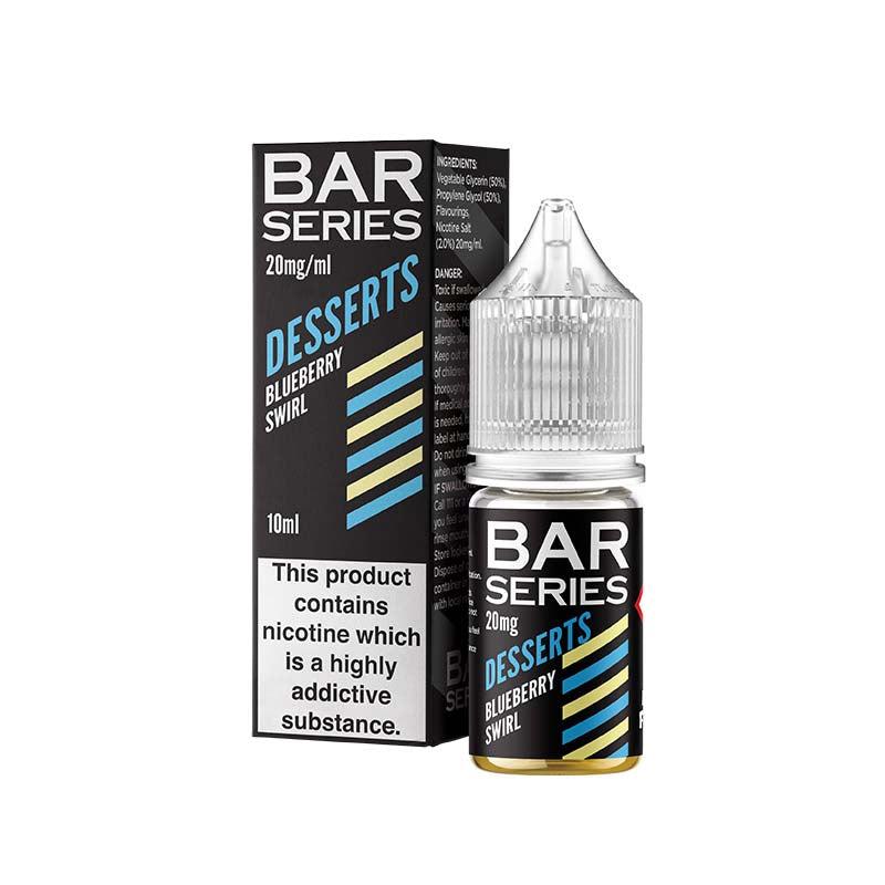 Bar Series Desserts 20mg Nic Salt - Blueberry Swirl 20mg 10ml Nic Salt Bar Series