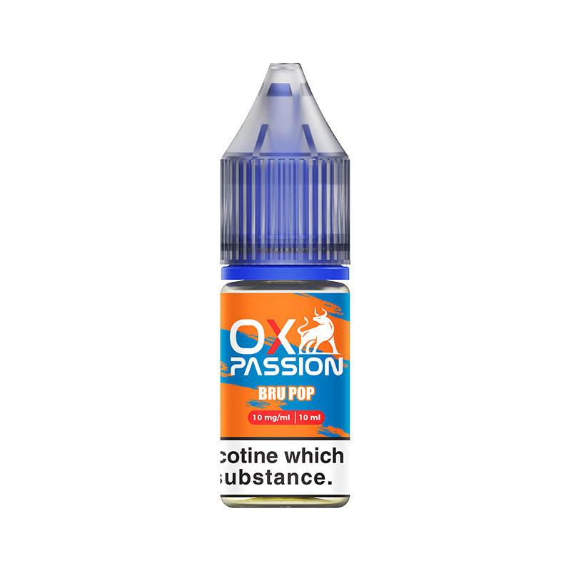 OXVA OX Passion 10mg Nic Salt - Bru Pop 10mg 10ml Nic Salt OXVA