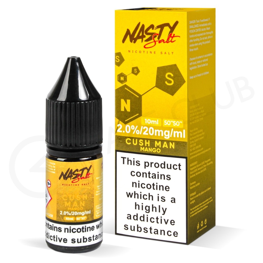 Nasty Juice 10ml/20ml Nic Salts Cush Man Mango Nic Salts Nasty