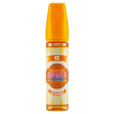 Dinner Lady Ice 50ml Shortfill - Sun Tan Mango E-Liquid Dinner Lady