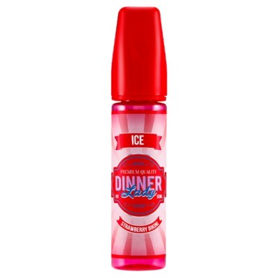 Dinner Lady Ice 50ml Shortfill - Strawberry Bikini E-Liquid Dinner Lady