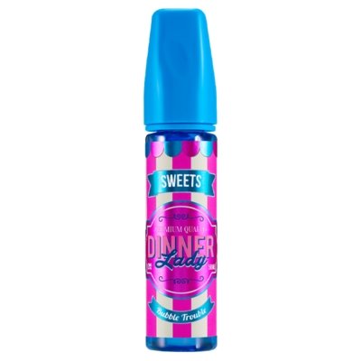 Dinner Lady Sweets 50ml Shortfill - Bubble Trouble E-Liquid Dinner Lady