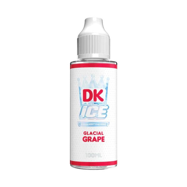 Donut King Ice 100ml Shortfill E-Liquid - Glacial Grape E-Liquid Donut King