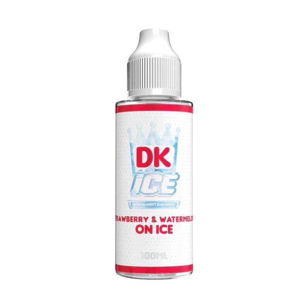 Donut King Ice 100ml Shortfill E-Liquid - Strawberry & Watermelon On Ice E-Liquid Donut King