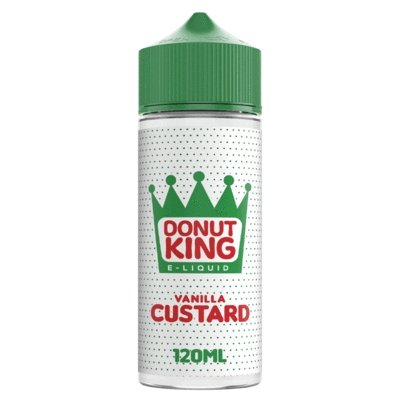 Donut King Shortfill 100ml - Vanilla Custard E-Liquid Donut King