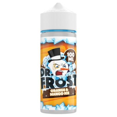 Dr Frost 100ml Shortfill - Orange Mango Ice E-Liquid Dr Frost