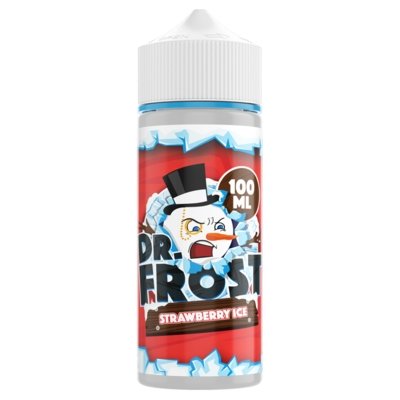 Dr Frost 100ml Shortfill - Strawberry Ice E-Liquid Dr Frost