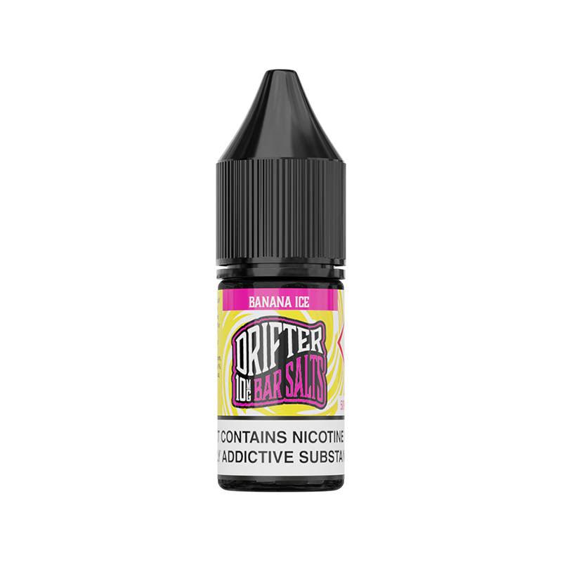 Drifter Bar Salts Nic Salts 10mg - Banana Ice 10mg 10ml Nic Salt Drifter