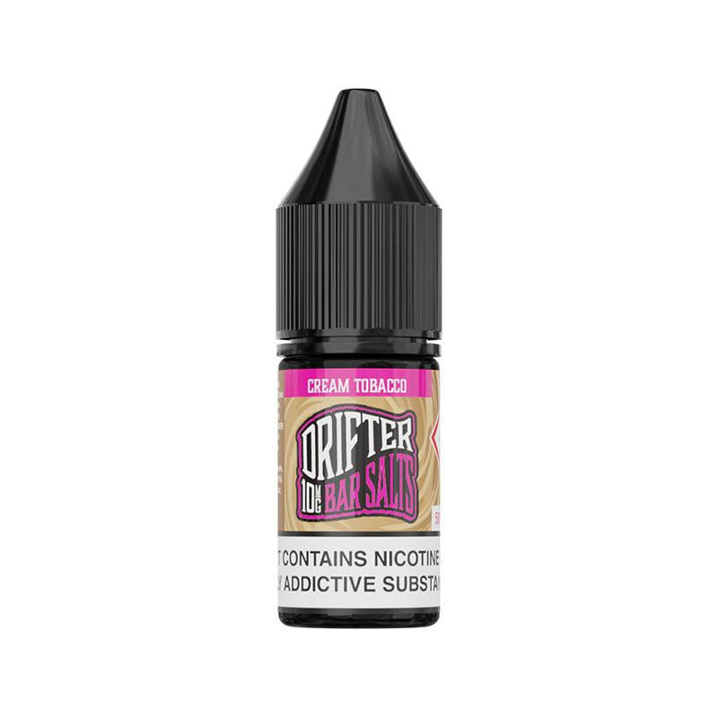 Drifter Bar Salts Nic Salts 10mg - Cream Tobacco 10mg 10ml Nic Salt Drifter