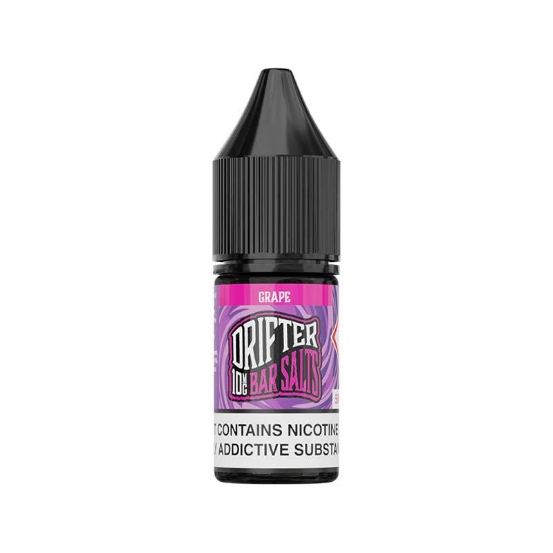 Drifter Bar Salts Nic Salts 10mg - Grape 10mg 10ml Nic Salt Drifter