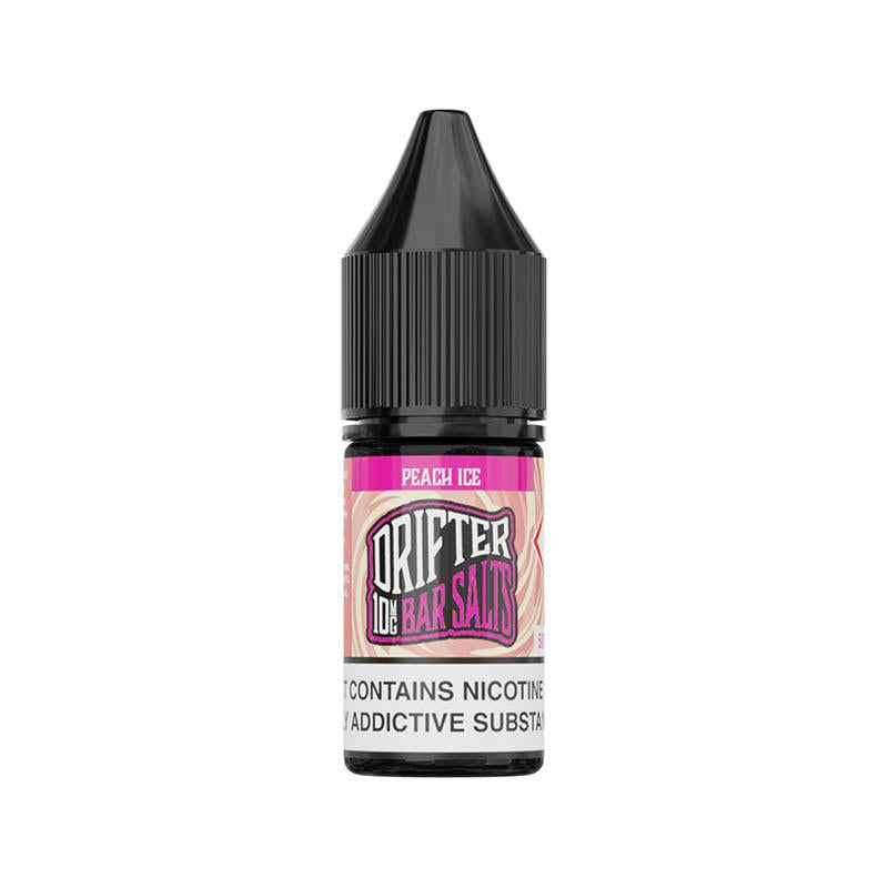 Drifter Bar Salts Nic Salts 10mg - Peach Ice 10mg 10ml Nic Salt Drifter