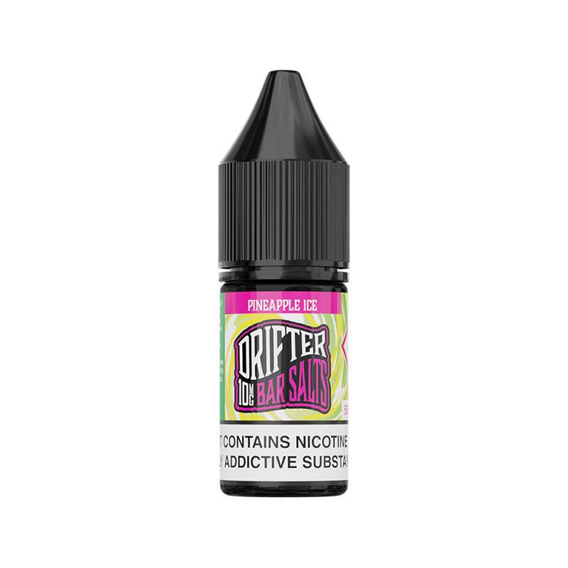 Drifter Bar Salts Nic Salts 10mg - Pineapple Ice 10mg 10ml Nic Salt Drifter