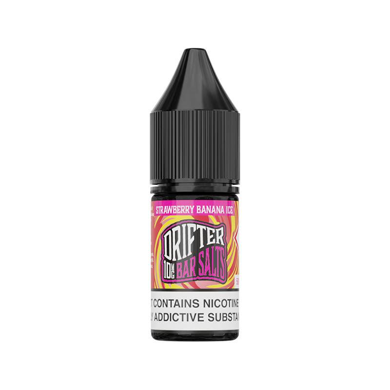 Drifter Bar Salts Nic Salts 10mg - Strawberry Banana Ice 10mg 10ml Nic Salt Drifter