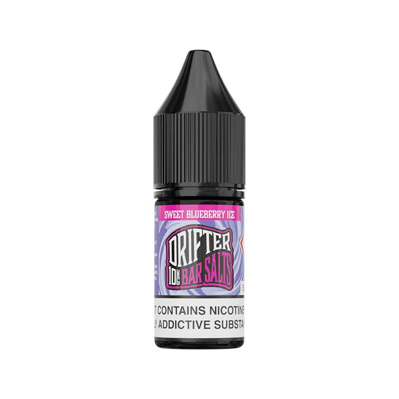 Drifter Bar Salts Nic Salts 10mg - Sweet Blueberry Ice 10mg 10ml Nic Salt Drifter