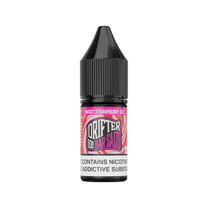 Drifter Bar Salts Nic Salts 10mg - Sweet Strawberry Ice 10mg 10ml Nic Salt Drifter