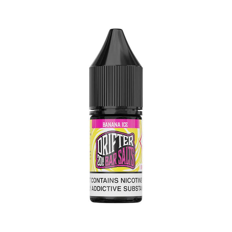 Drifter Bar Salts Nic Salts 20mg - Banana Ice 20mg 10ml Nic Salt Drifter
