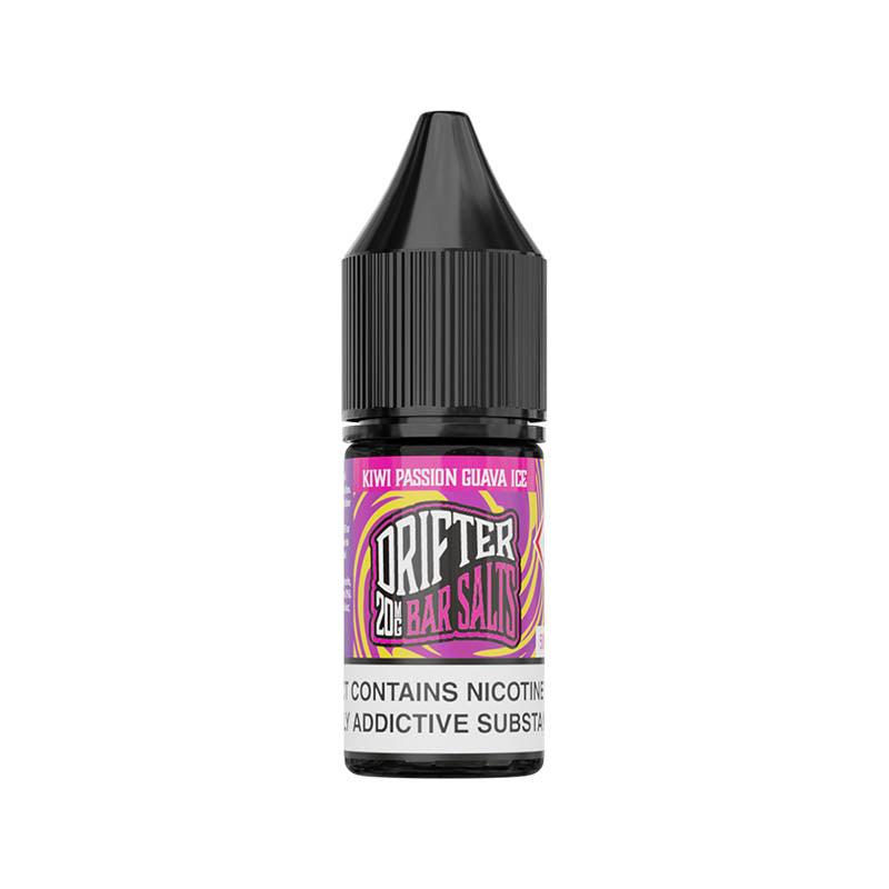 Drifter Bar Salts Nic Salts 20mg - Kiwi Passion Guava Ice 20mg 10ml Nic Salt Drifter