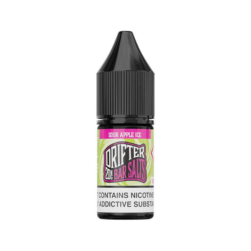 Drifter Bar Salts Nic Salts 20mg - Sour Apple Ice 20mg 10ml Nic Salt Drifter