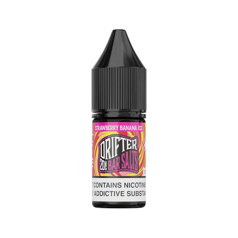 Drifter Bar Salts Nic Salts 20mg - Strawberry Banana Ice 20mg 10ml Nic Salt Drifter