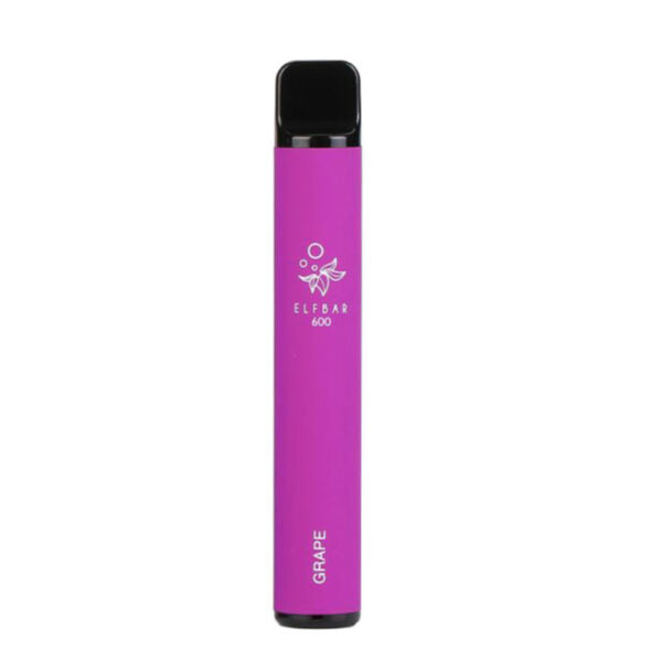 ELF BAR 600 DISPOSABLE VAPE POD DEVICE - Grape Disposable Elf Bar   