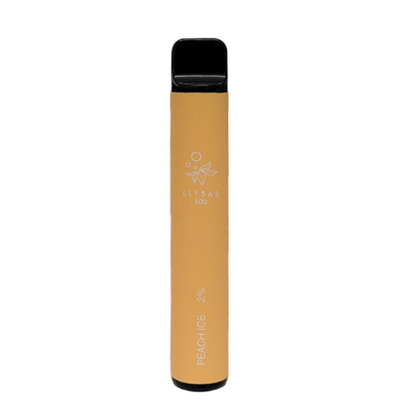 ELF BAR 600 DISPOSABLE VAPE POD DEVICE - Peach Ice Disposable Elf Bar   