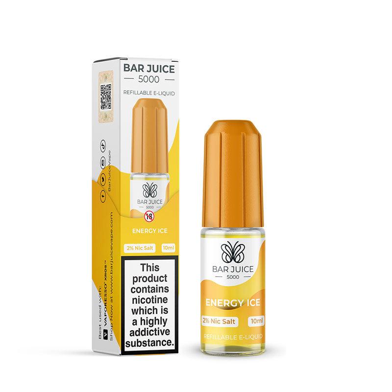 Bar Juice 5000 Energy Ice Nic Salt - 20mg 10ml Nic Salt Bar Juice 5000