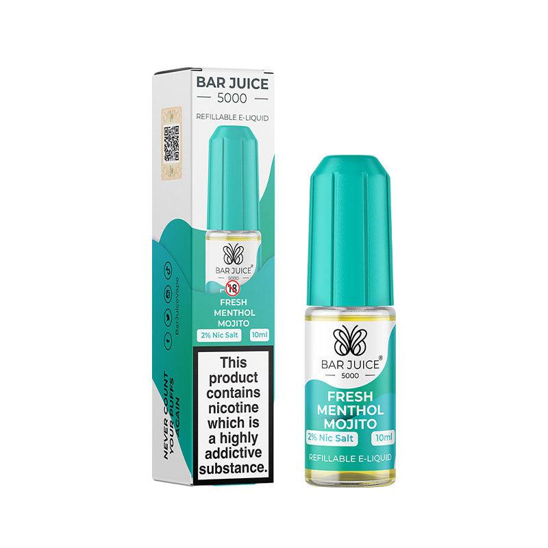 Bar Juice 5000 Fresh Menthol Mojito Nic Salt - 20mg 10ml Nic Salt Bar Juice 5000