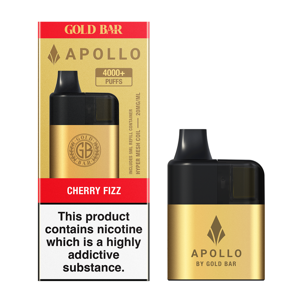 Gold Bar Apollo All-in-One Pod Kit - Cherry Fizz Pod Kit Gold Bar