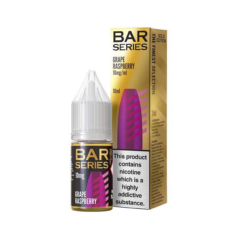 Bar Series Gold 10mg Nic Salt - Grape Raspberry 10mg 10ml Nic Salt Bar Series