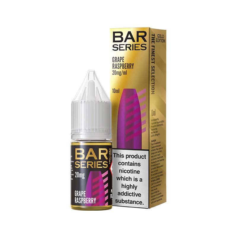 Bar Series Gold 20mg Nic Salt - Grape Raspberry 20mg 10ml Nic Salt Bar Series