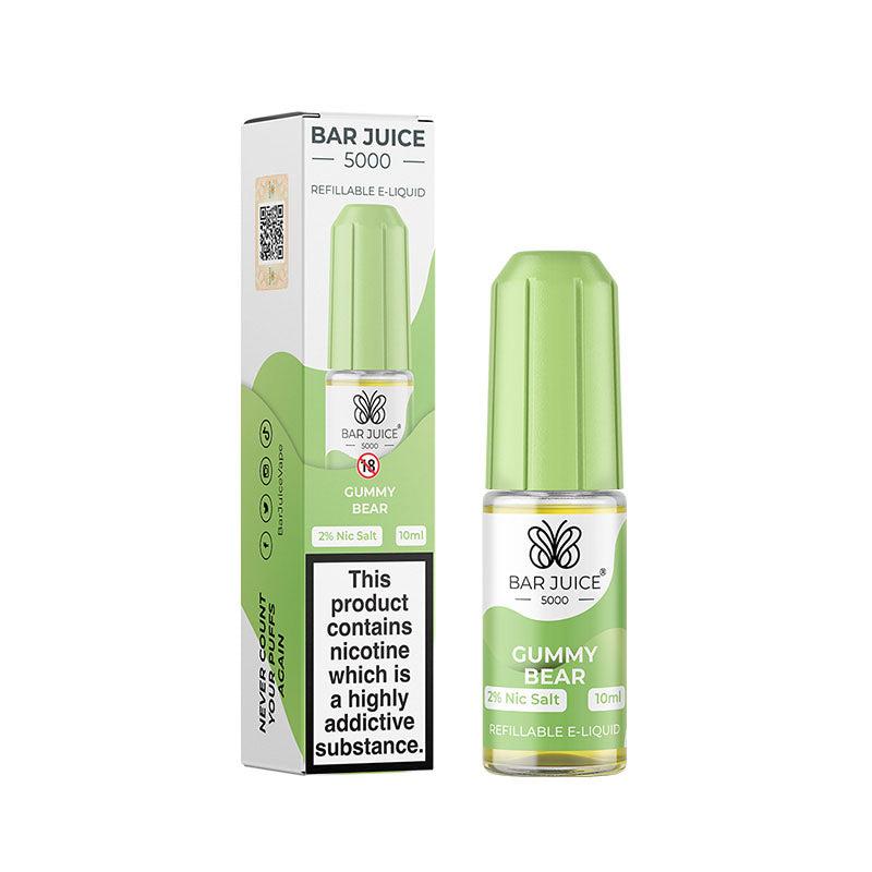 Bar Juice 5000 Gummy Bear Nic Salt - 20mg 10ml Nic Salt Bar Juice 5000