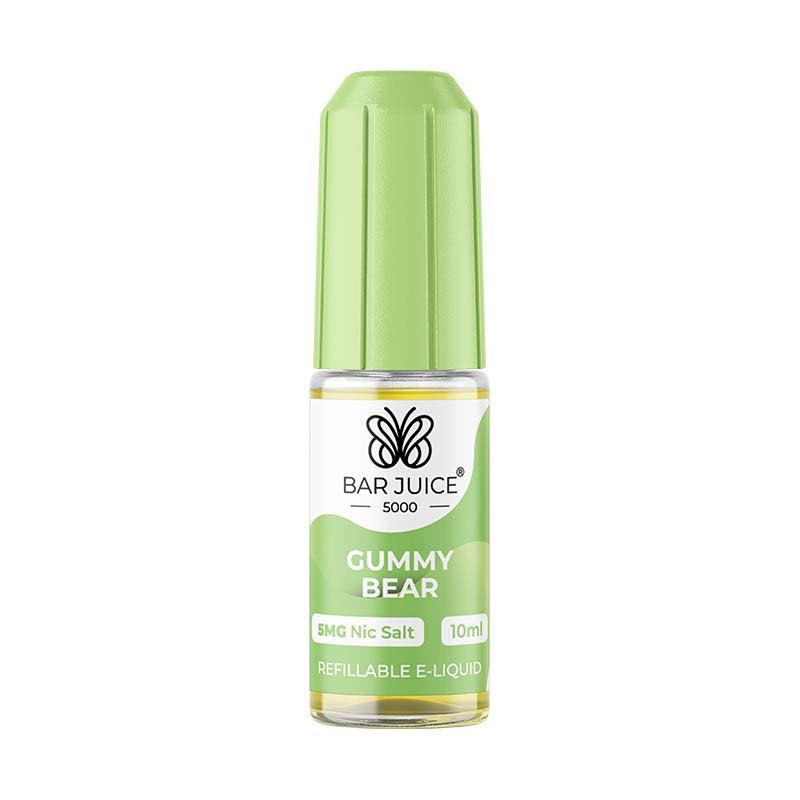 Bar Juice 5000 Nic Salt 5mg - Gummy Bear 5mg 10ml Nic Salt Bar Juice 5000
